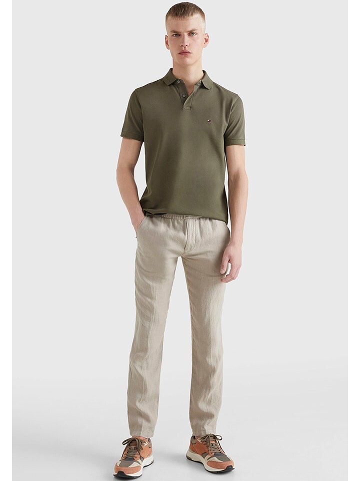 

Поло Tommy Hilfiger, хаки
