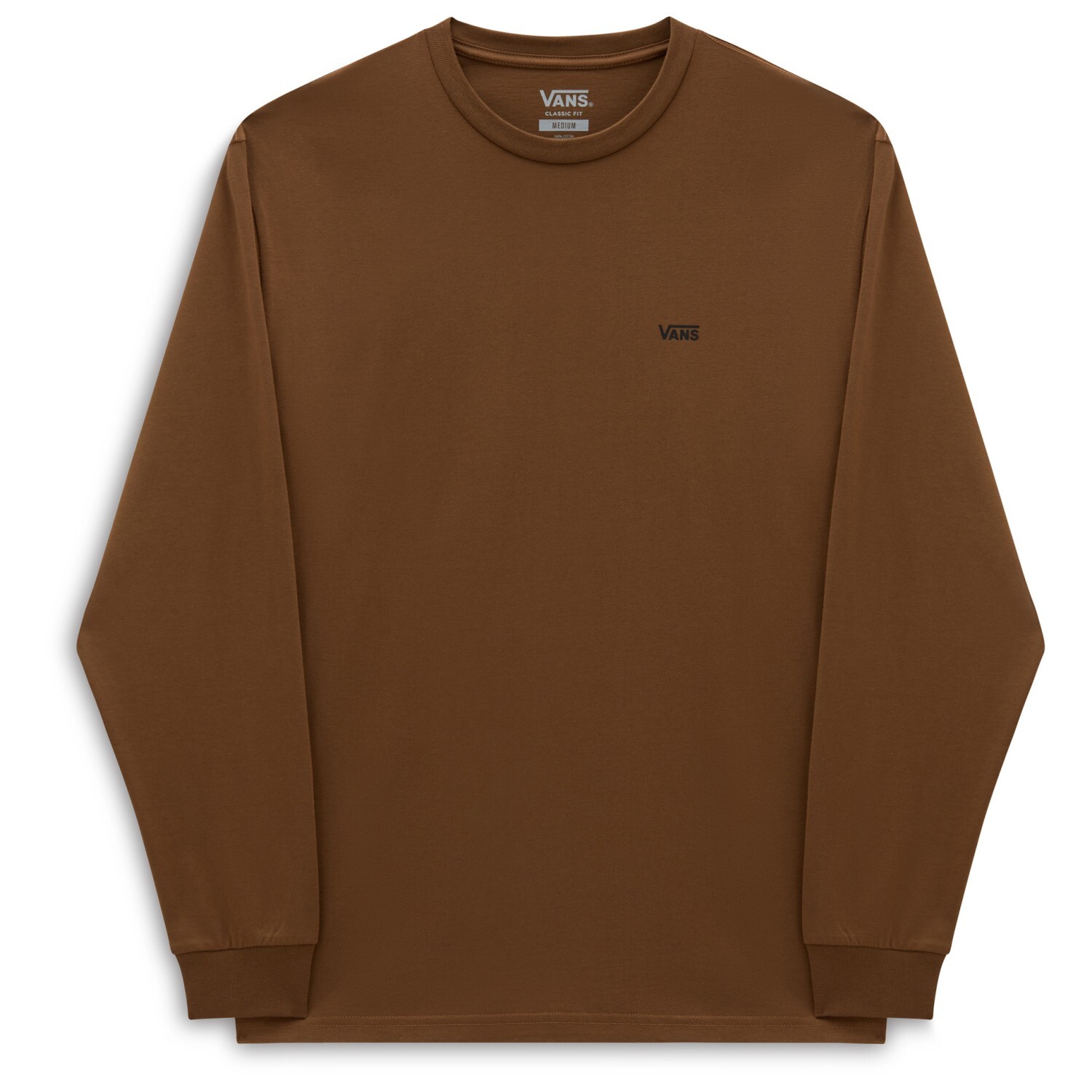 

Лонгслив Vans Left Chest Hit L/S, цвет Coffee Liquer/Black