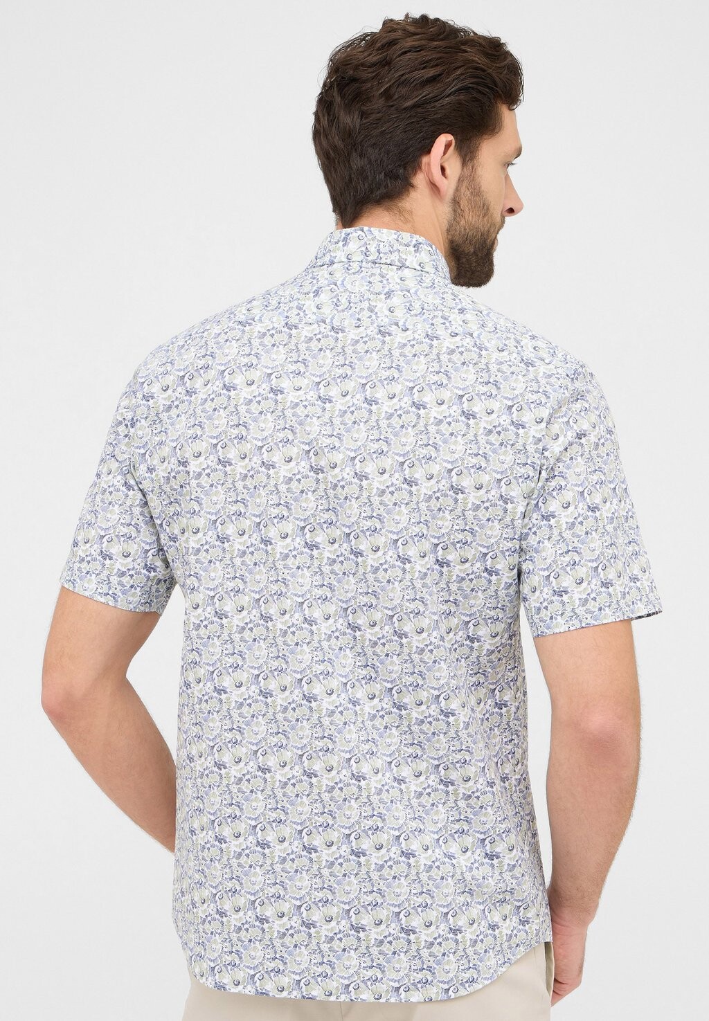 

Рубашка SEERSUCKER MODERN FIT Eterna, зеленый