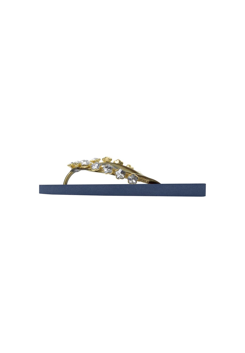 

Шлепанцы с хрустальным цветком uzurii, цвет Navy Blau