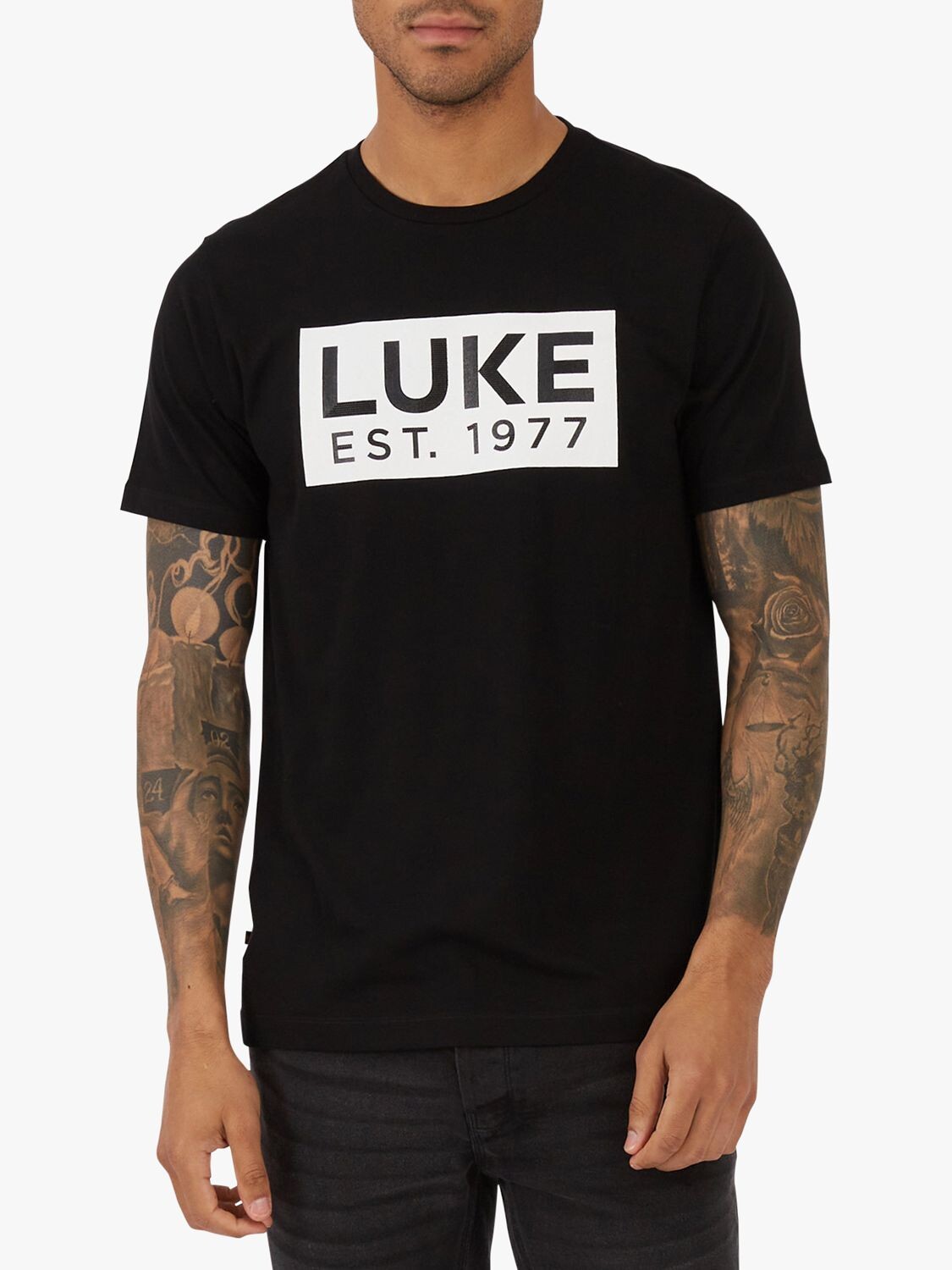 

LUKE 1977 Футболка LUKE 6 O'Clock Shadow, черная, Черный