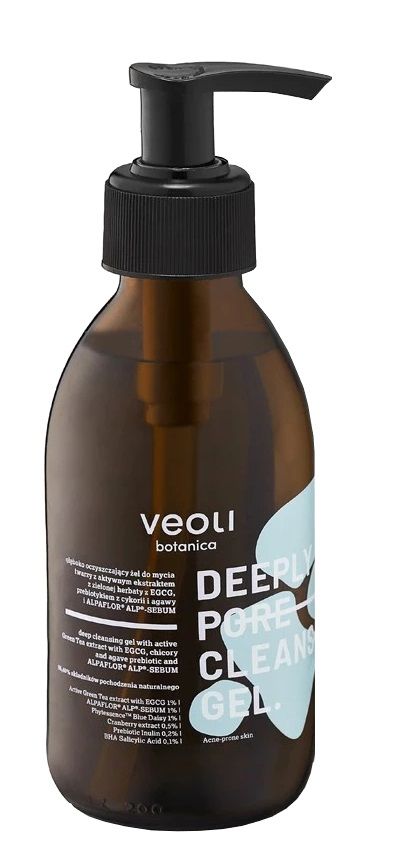 Veoli Botanica Deeply Pore Cleansing гель для умывания лица, 200 ml