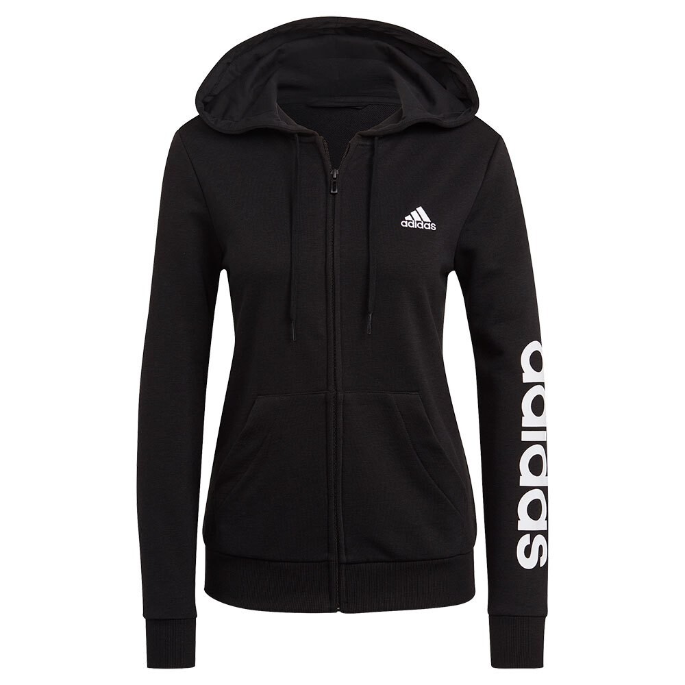 

Толстовка adidas Essentials Logo Full Zip, черный
