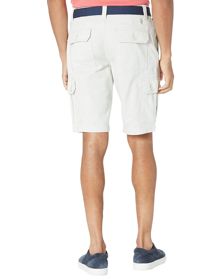 Шорты U.S. POLO ASSN. Belted Twill Cargo Shorts, цвет Summer Stone