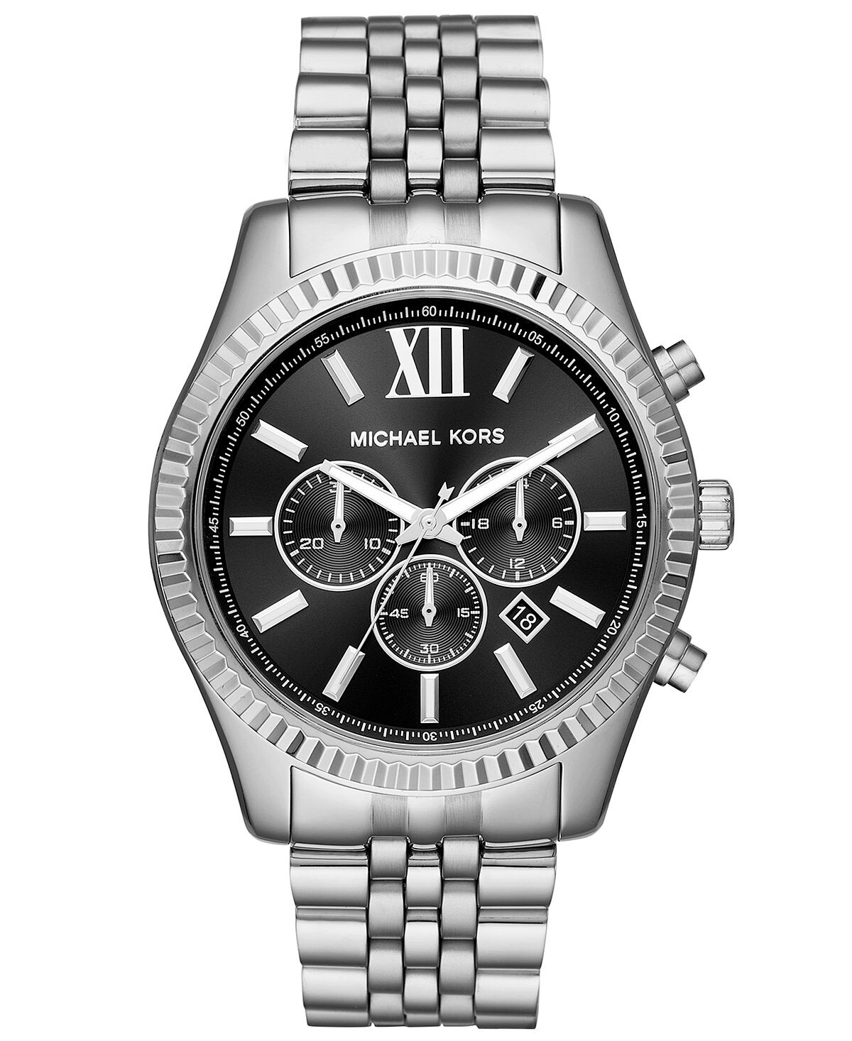 

Мужские часы Lexington с браслетом из нержавеющей стали с хронографом 44 мм Michael Kors