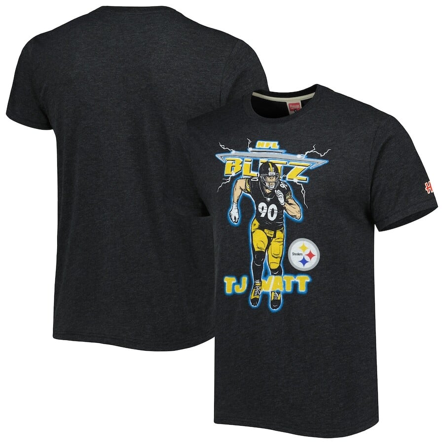 

Футболка с коротким рукавом Homage Pittsburgh Steelers, угольный