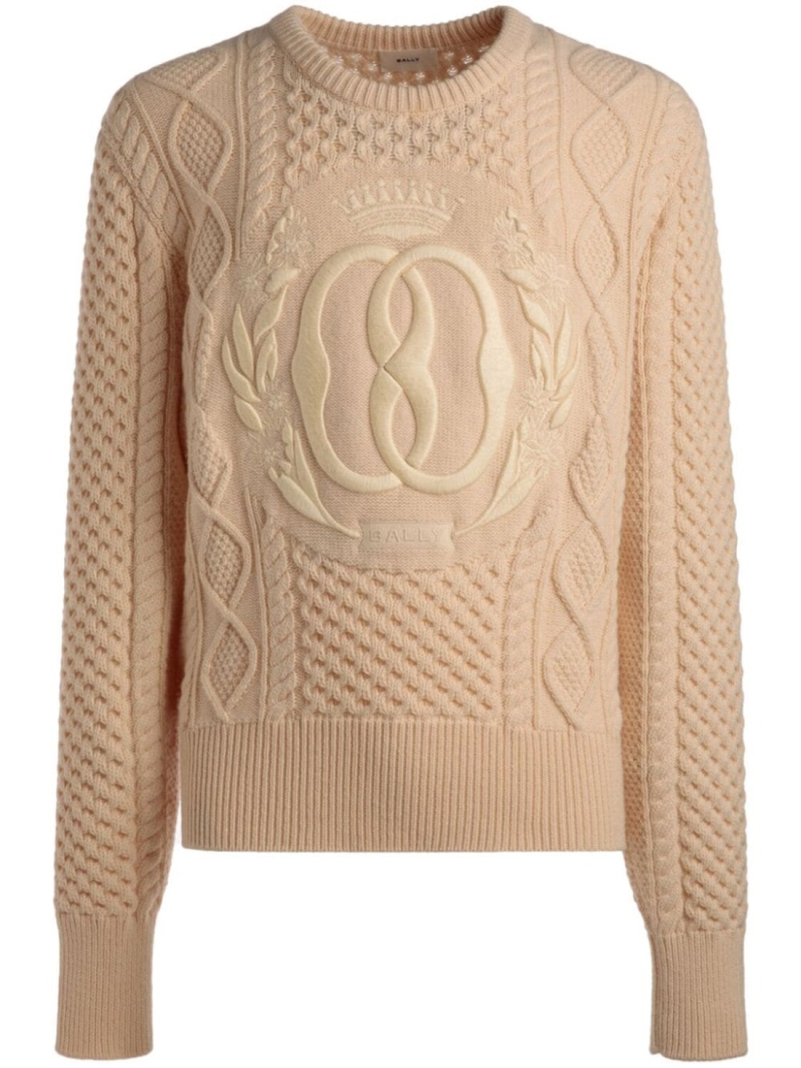 

Bally джемпер с вышитым логотипом, серый
