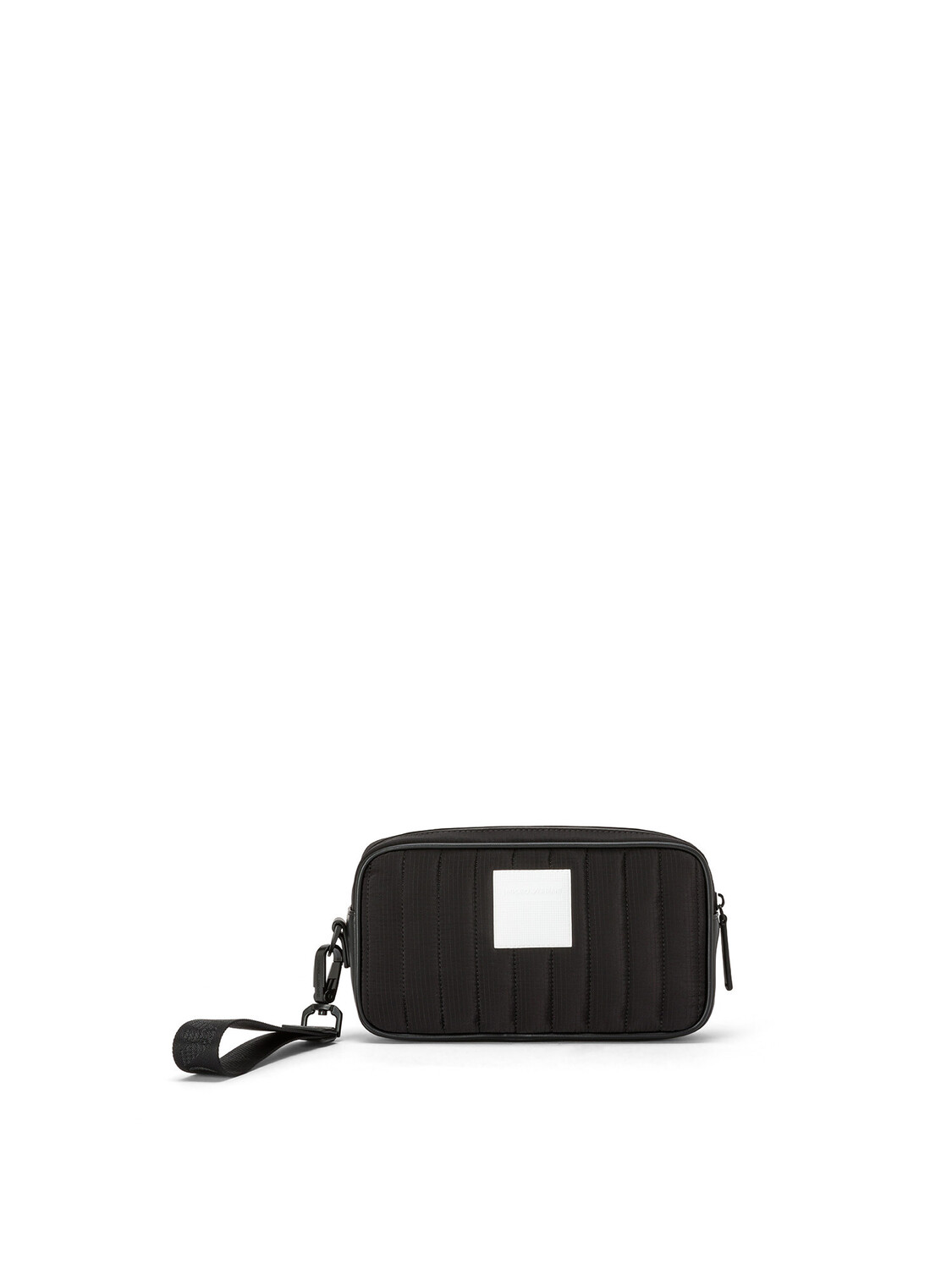 

Emporio Armani Косметичка из стеганого нейлона, черный