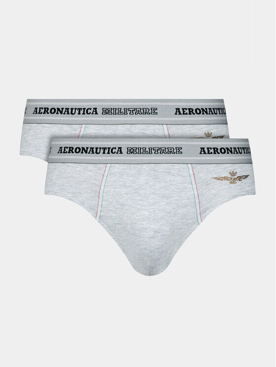 

Комплект из 2 трусов Aeronautica Militare, серый