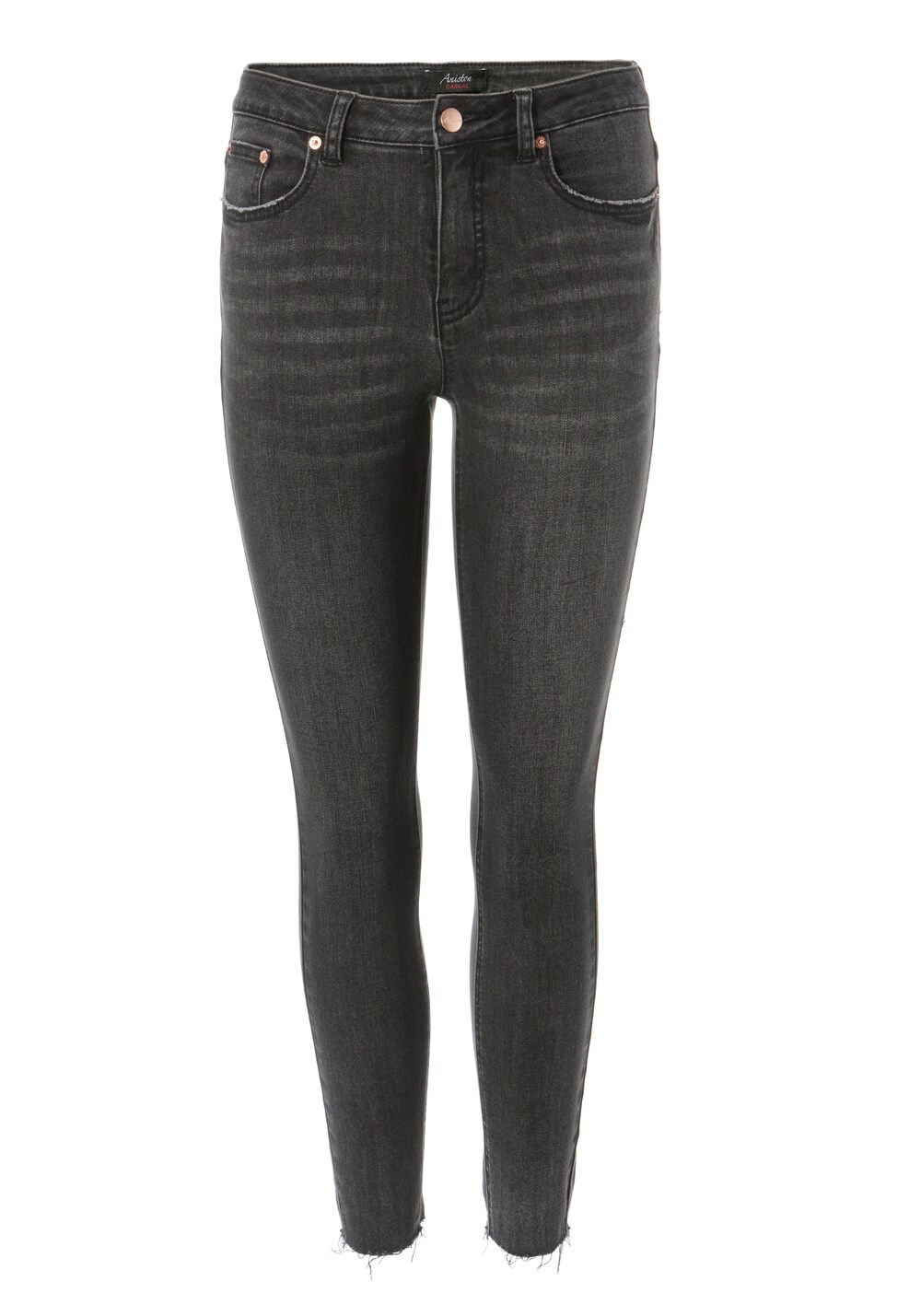 Узкие джинсы Aniston Casual, черный