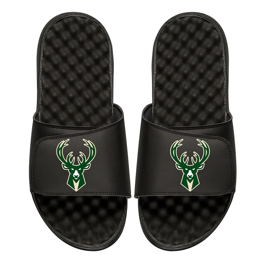 

Шлепанцы ISlide Milwaukee Bucks, черный