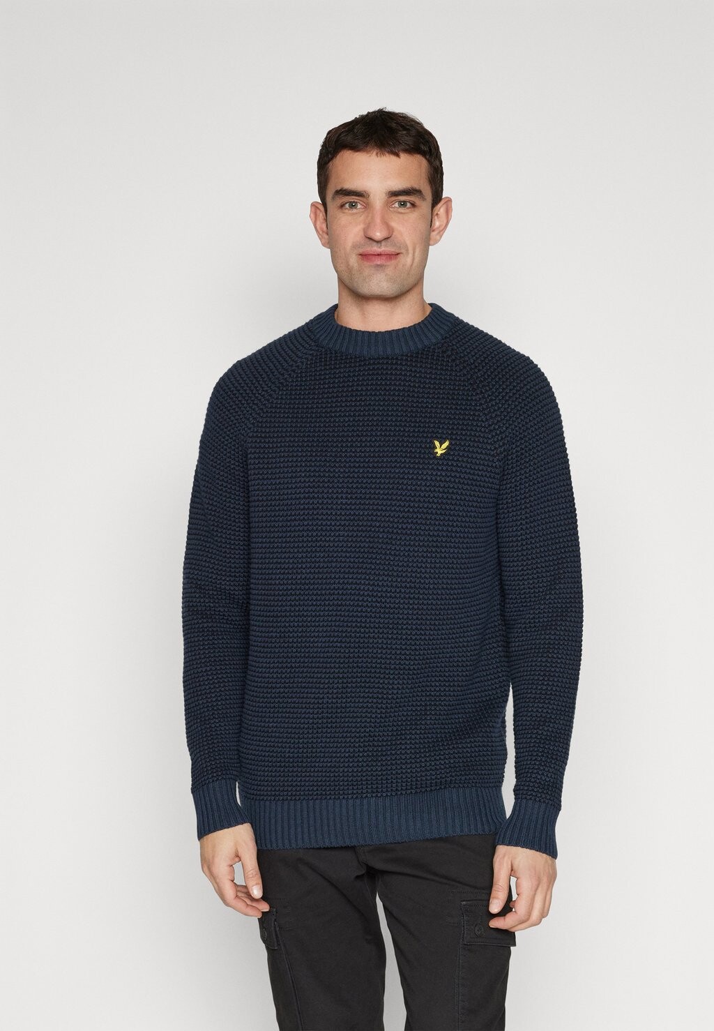 

Джемпер BIRDSEYE MOCK NECK JUMPER Lyle & Scott, синий