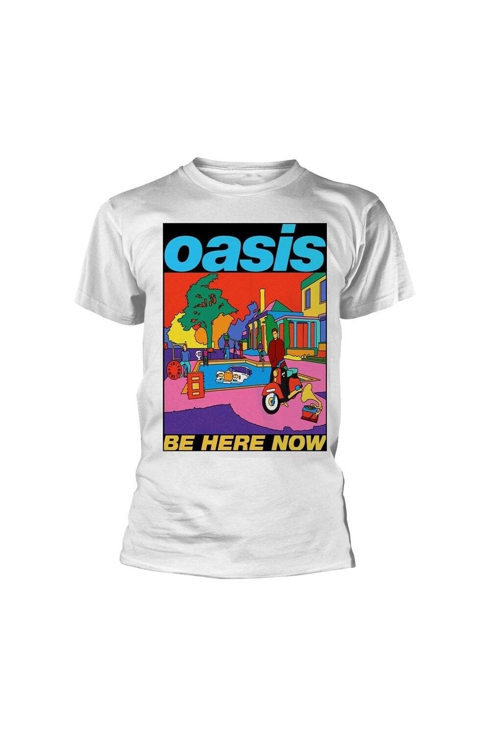 

Футболка «Будь здесь и сейчас» Oasis, белый
