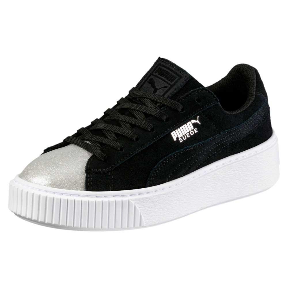 

Кроссовки Puma Suede Platform Glam, черный