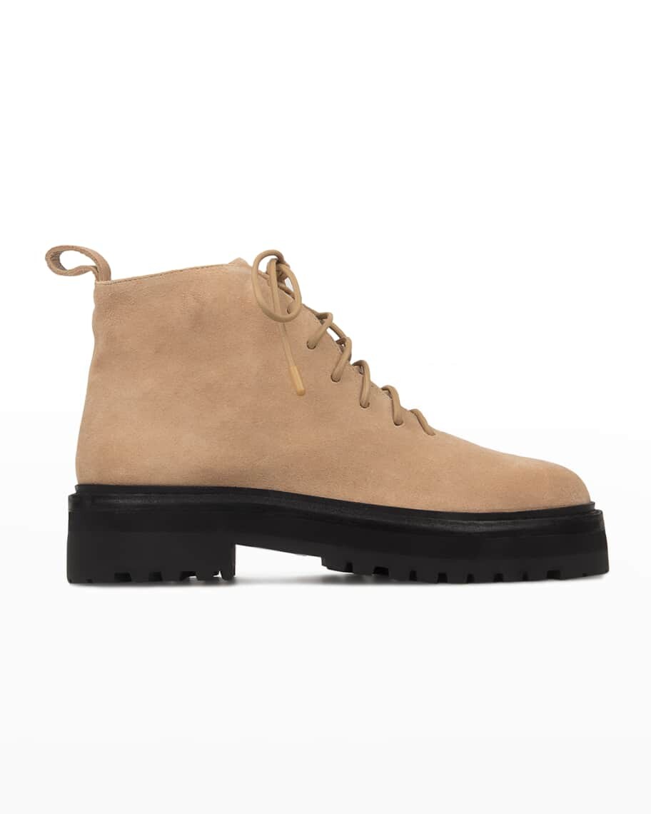 

Замшевые ботинки на шнуровке Duluth Black Suede Studio