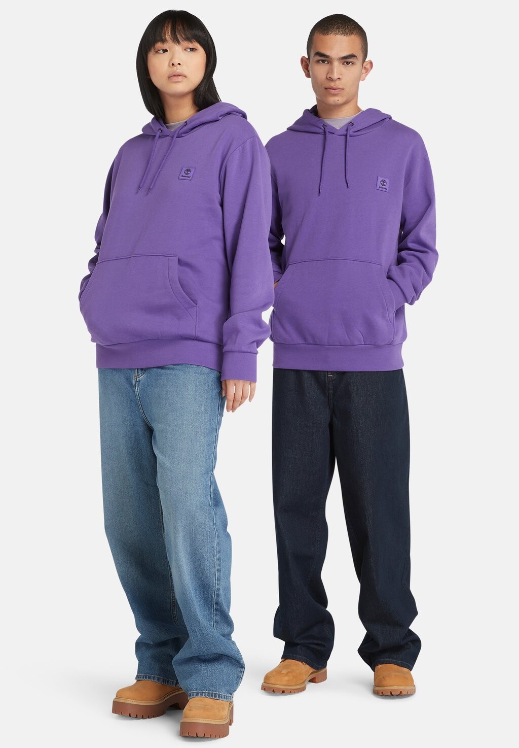 

Толстовка Badge Timberland, цвет royal purple
