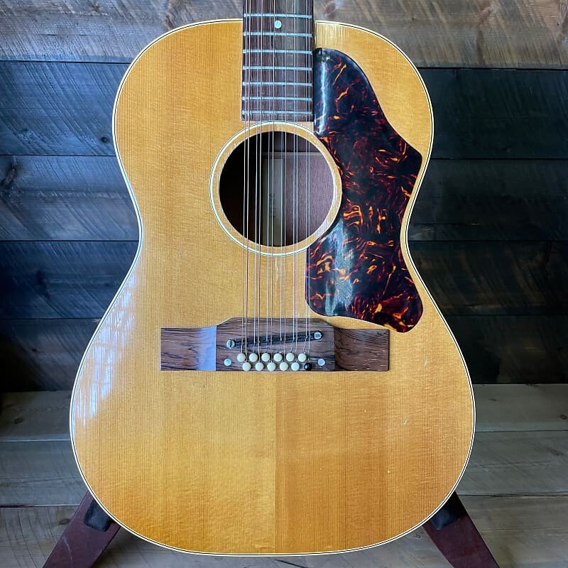 

Акустическая гитара Vintage 1963 Gibson B-25-12 String Acoustic Guitar Natural Top