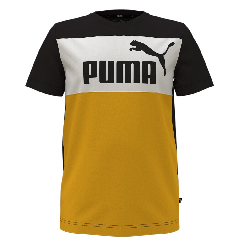 

Футболка Puma Essentials+, желтый/черный