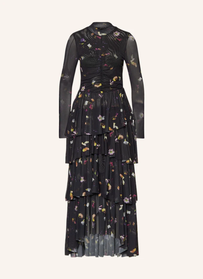 

Сетчатое платье mirande Ted Baker, черный