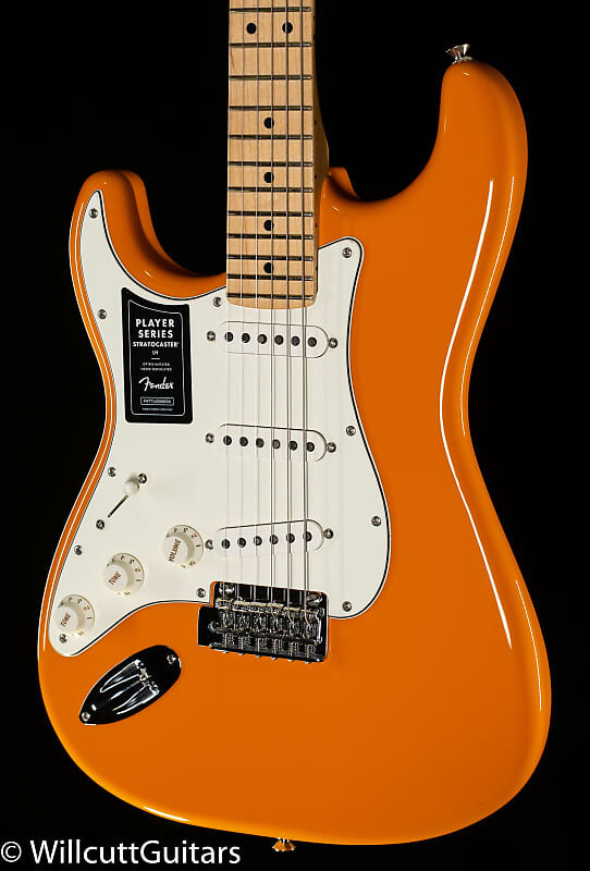 

Электрогитара Fender Player Stratocaster Maple Fingerboard Capri Orange Left-Handed