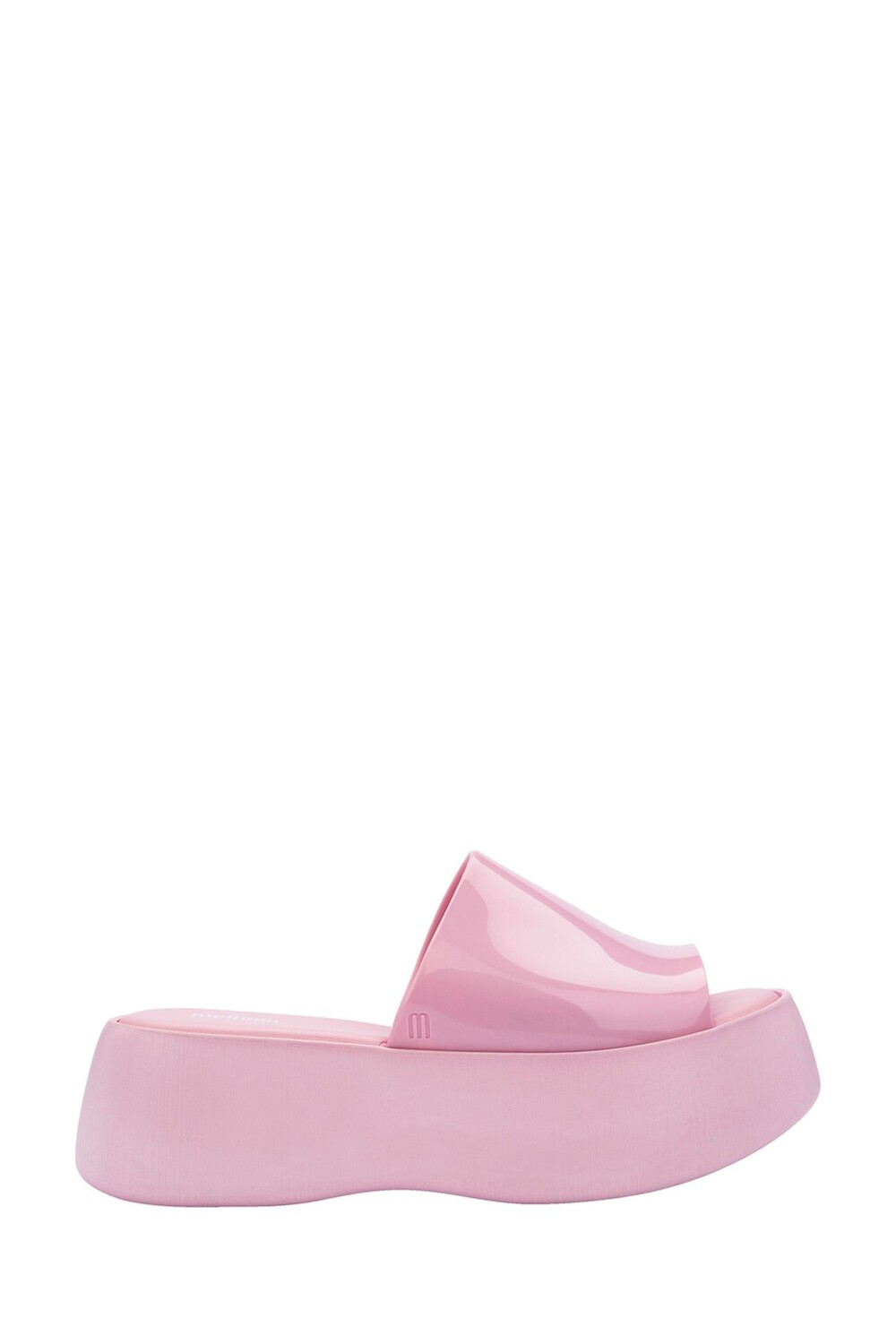 

Розовые шлепанцы на платформе Melissa, розовый