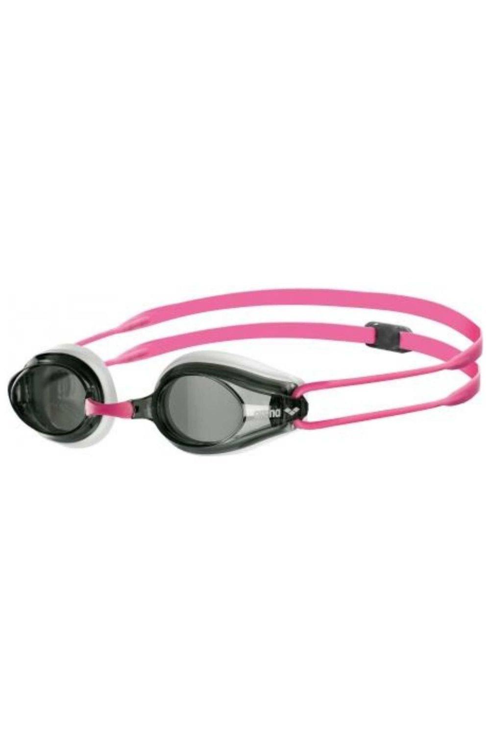 Очки для плавания Tracks - Дымчатая линза Arena, розовый очки для плавания arena tracks синие
