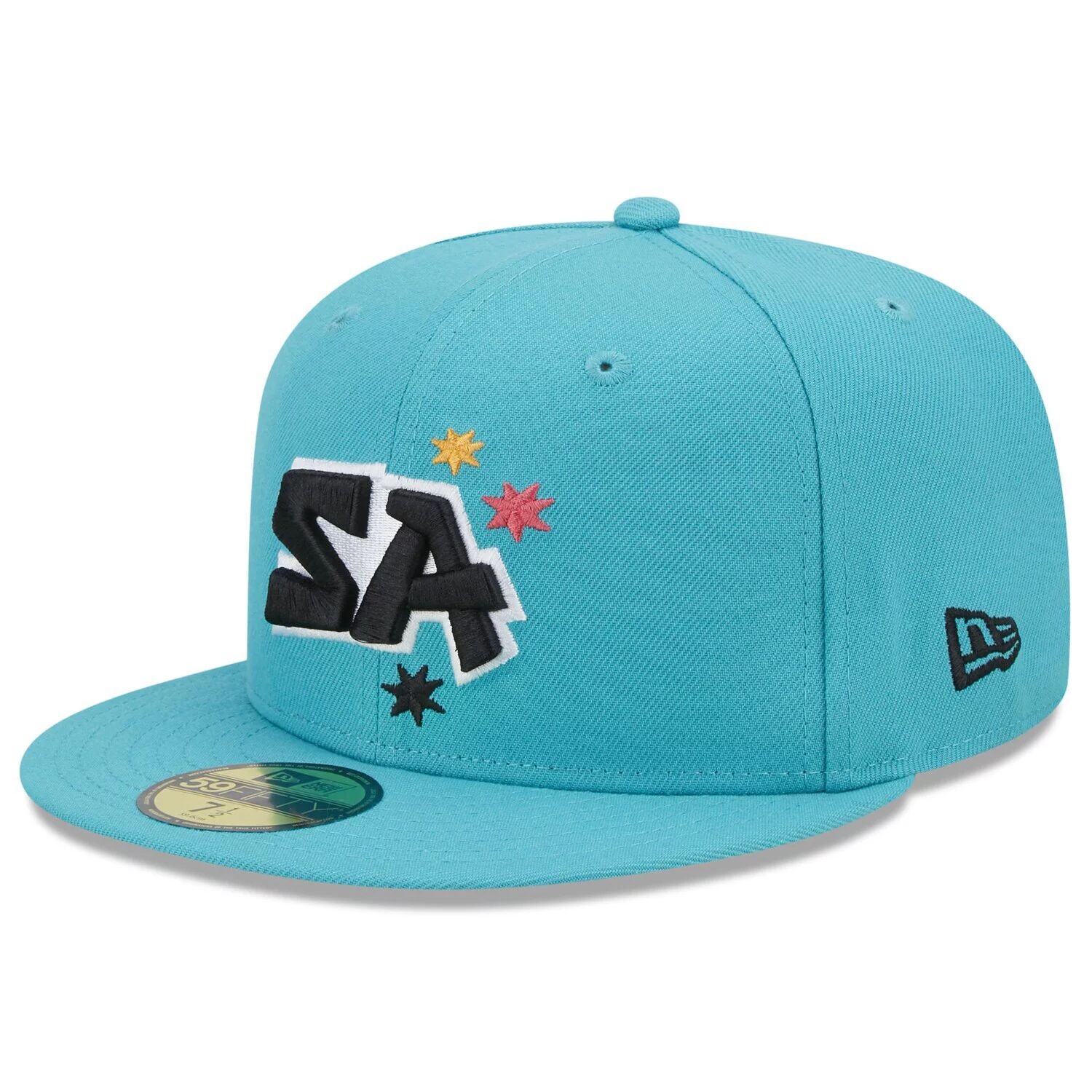 

Мужская бейсболка New Era Black San Antonio Spurs 2022/23 City Edition с альтернативным логотипом 59FIFTY