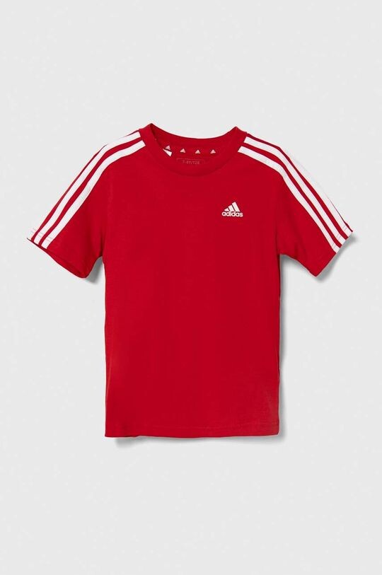 

adidas Детская хлопковая футболка, красный