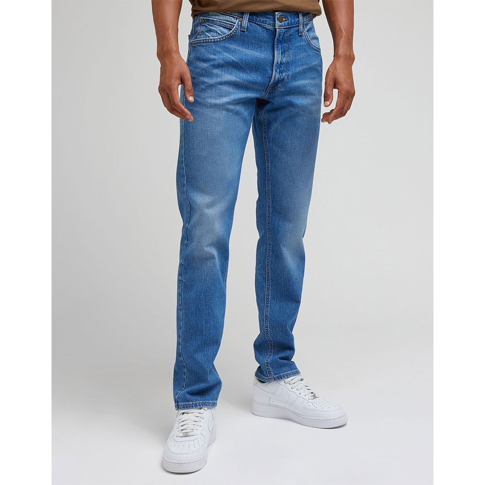 Джинсы Lee Daren Zip Fly, синий мужские джинсы с 5 карманами daren zip lee индиго