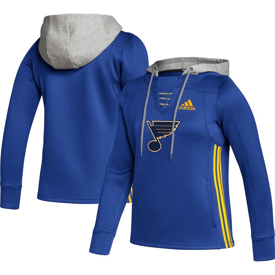 

Пуловер с капюшоном adidas St Louis Blues, синий