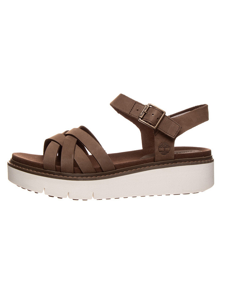 

Сандалии Timberland Leder Keil Safari Dawn, цвет Oliv - Weite W