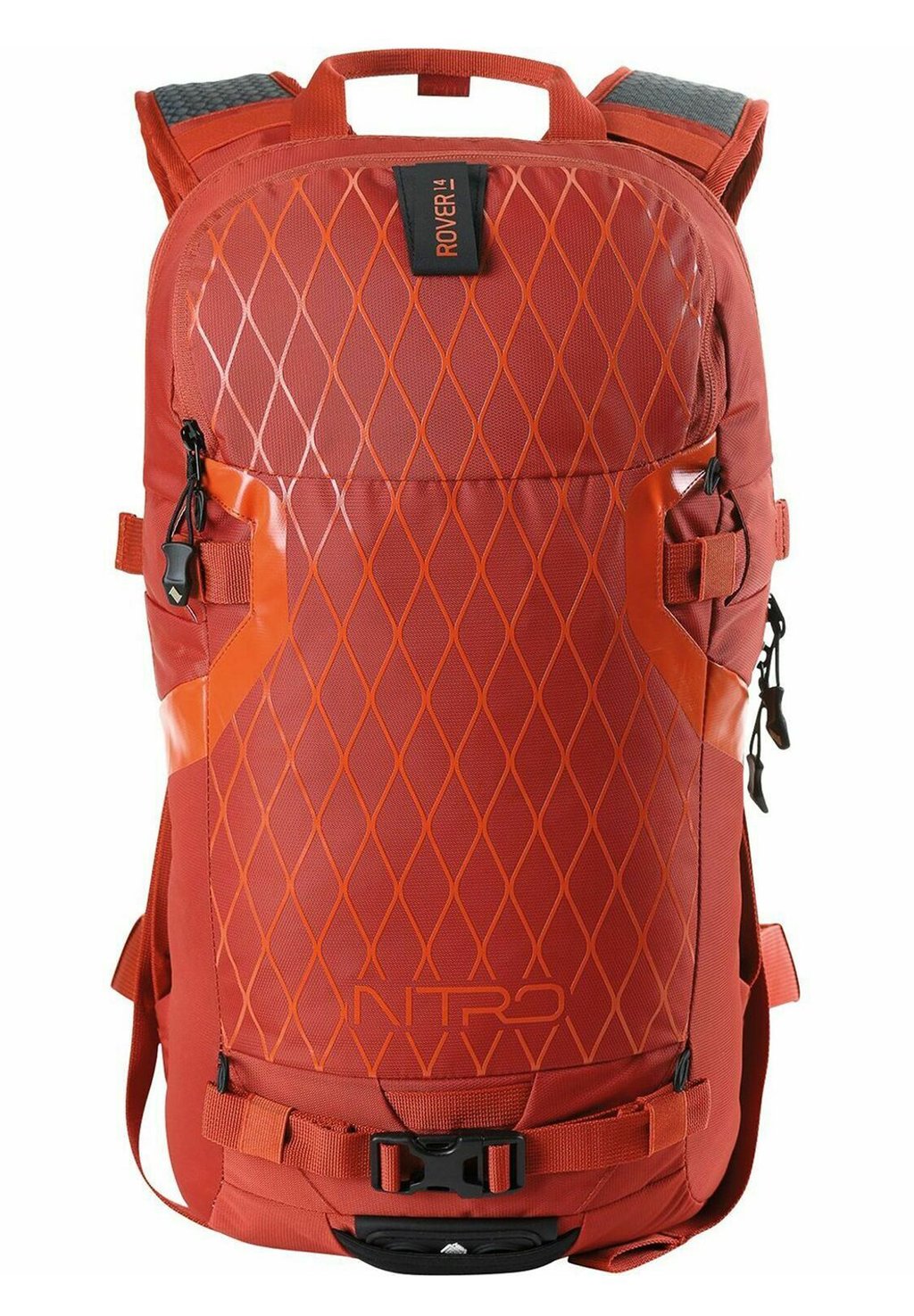 Рюкзак треккинговый Nitro Rover 14 л 50 см, красный/оранжевый фотографии