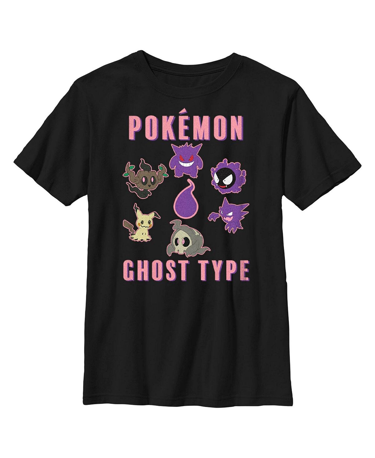 

Детская футболка Pokemon Ghost Type Group для мальчиков Nintendo