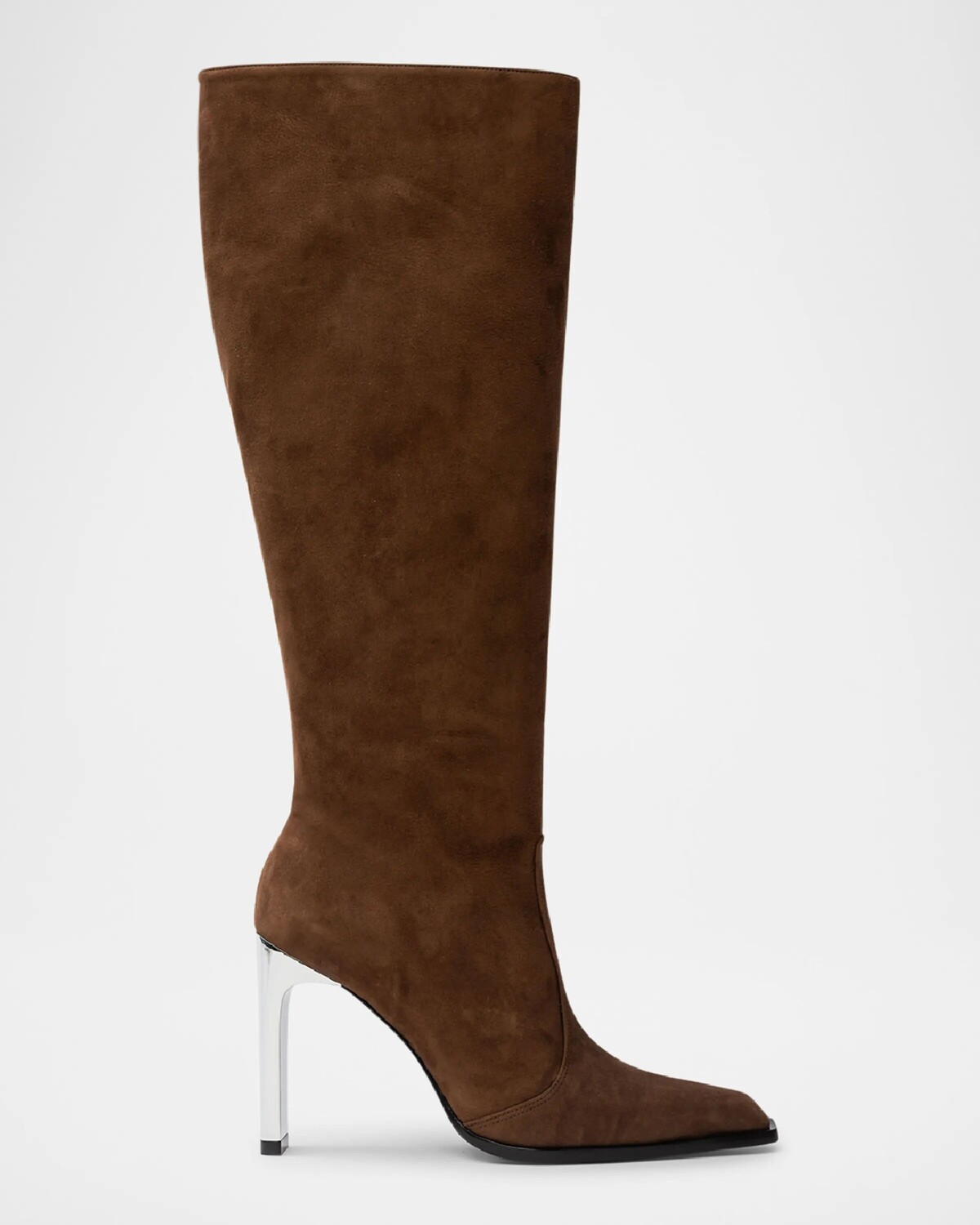 

Замшевые сапоги до колена Grand Black Suede Studio, цвет Brown Kid Suede