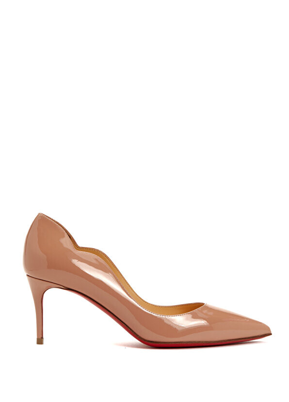 

Кожаные туфли на каблуках телесного цвета для горячих цыпочек Christian Louboutin