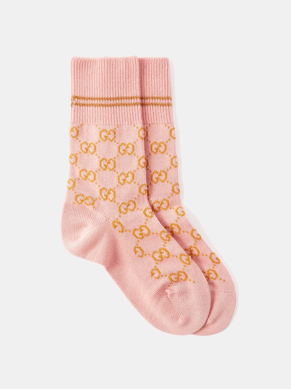 

Носки из смесового хлопка с узором gg-supreme Gucci, розовый