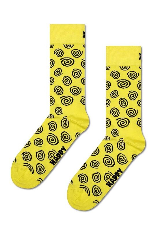 

Носки с водоворотами Happy Socks, желтый