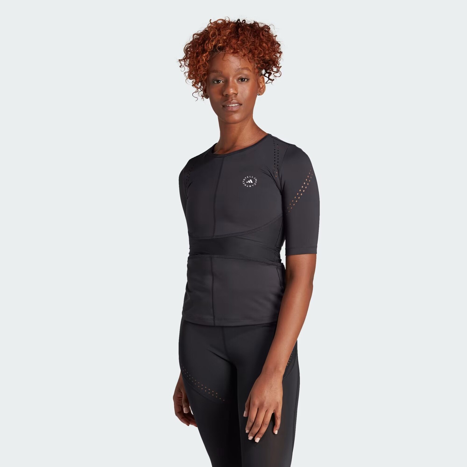 

Футболка для тренировок by Stella McCartney TruePurpose Adidas, цвет Black