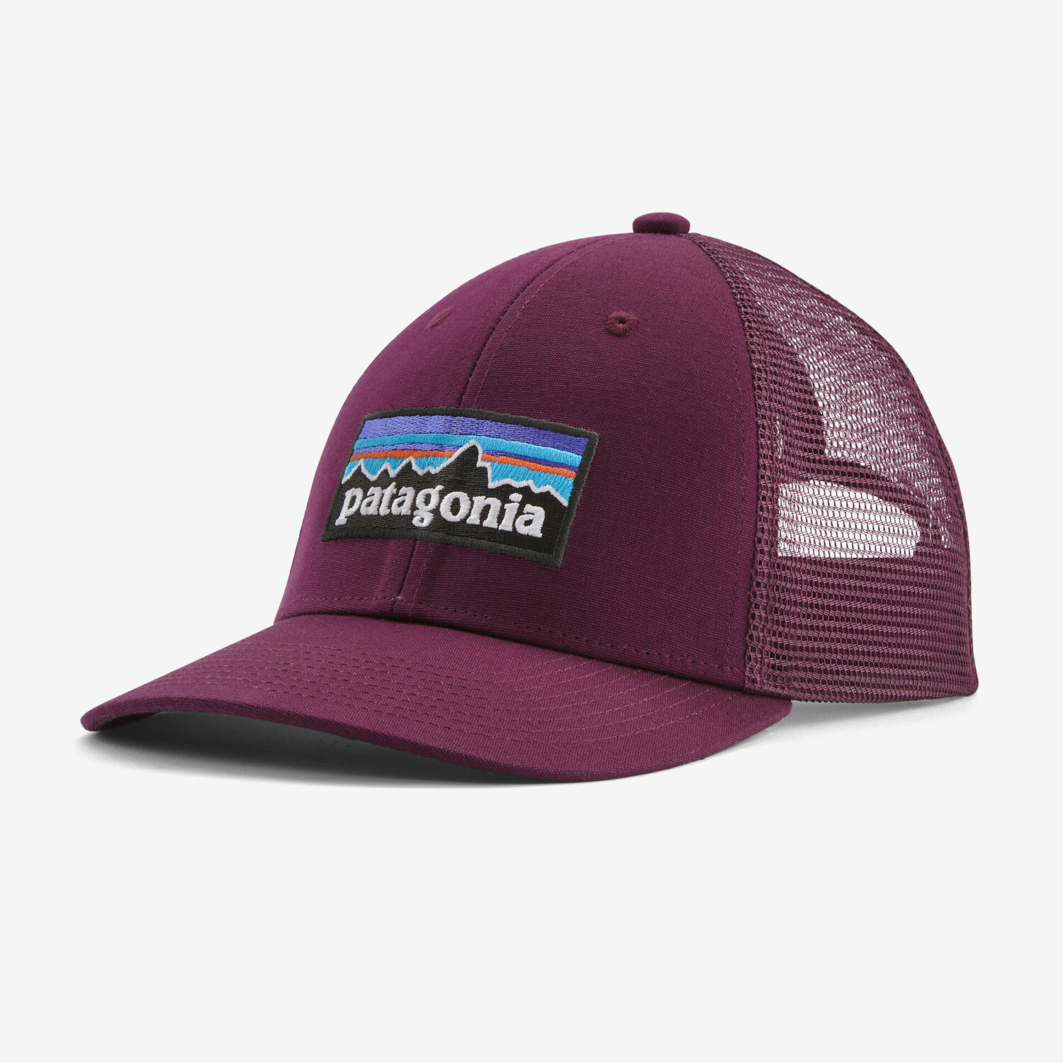 

Кепка дальнобойщика с логотипом P-6 LoPro Patagonia, цвет Night Plum