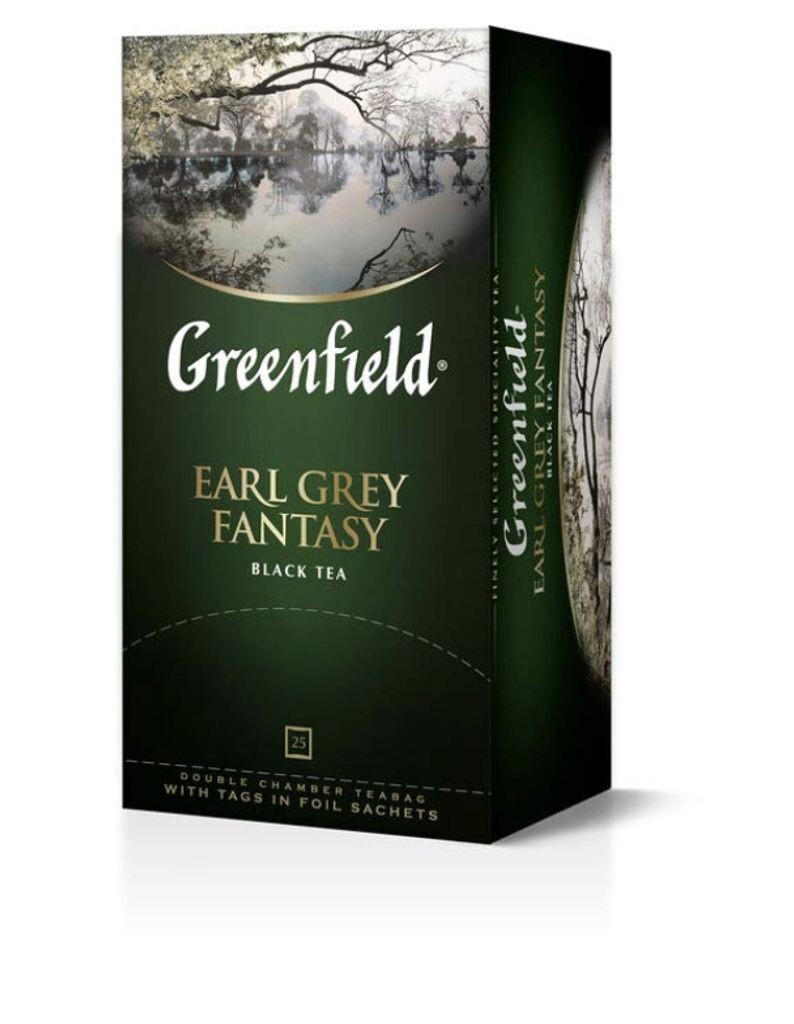 

Greenfield Earl Grey Fantasy, Ароматизированный черный чай 25 пакетиков