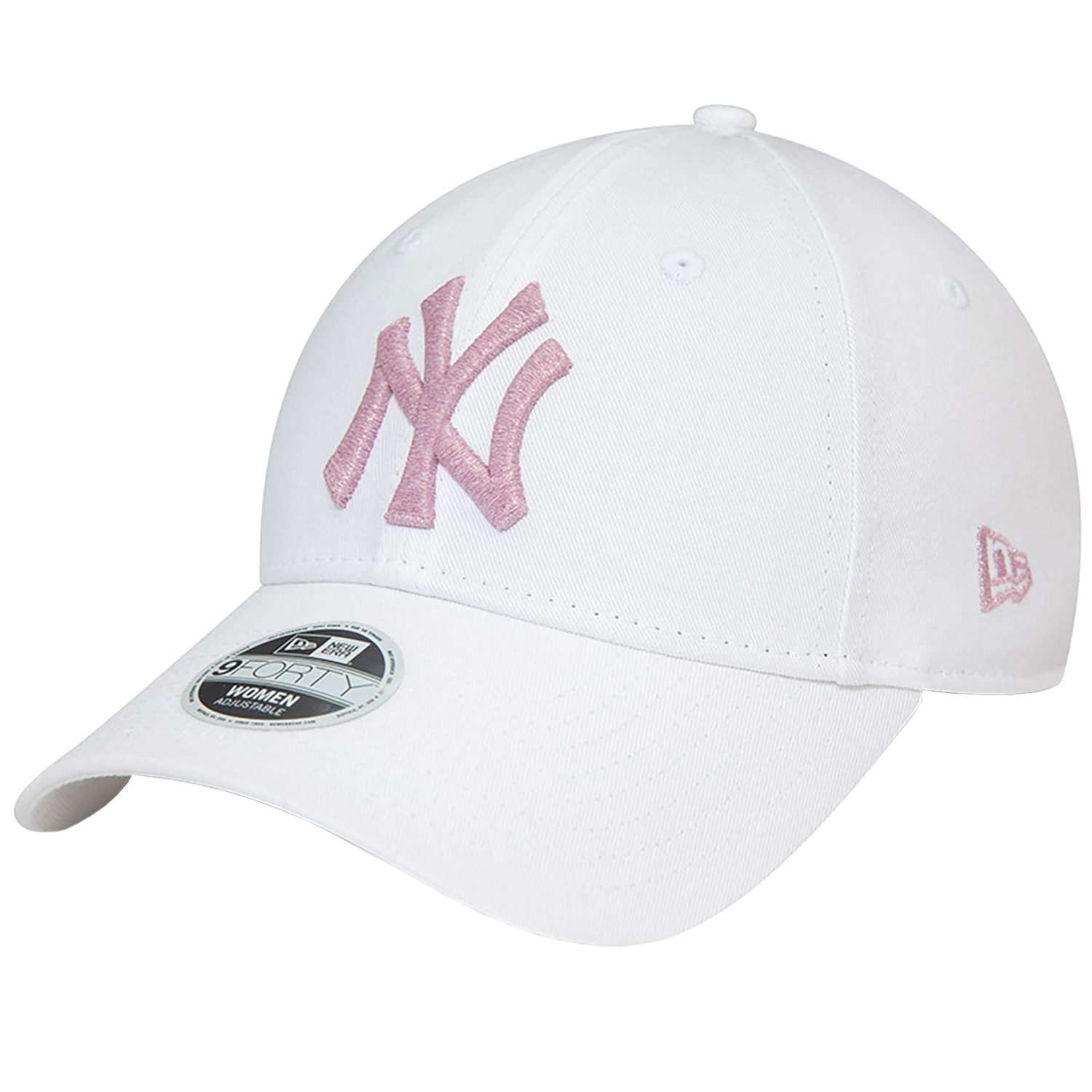 Бейсболка NEW ERA New Era 9FORTY New York Yankees Wmns Metallic Logo, белый