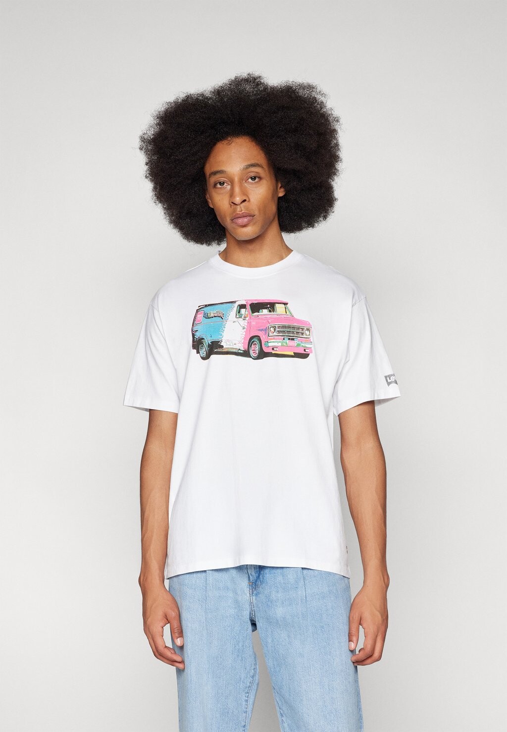 

Принт на футболке Vintage Fit Graphic Tee Levi's, белый