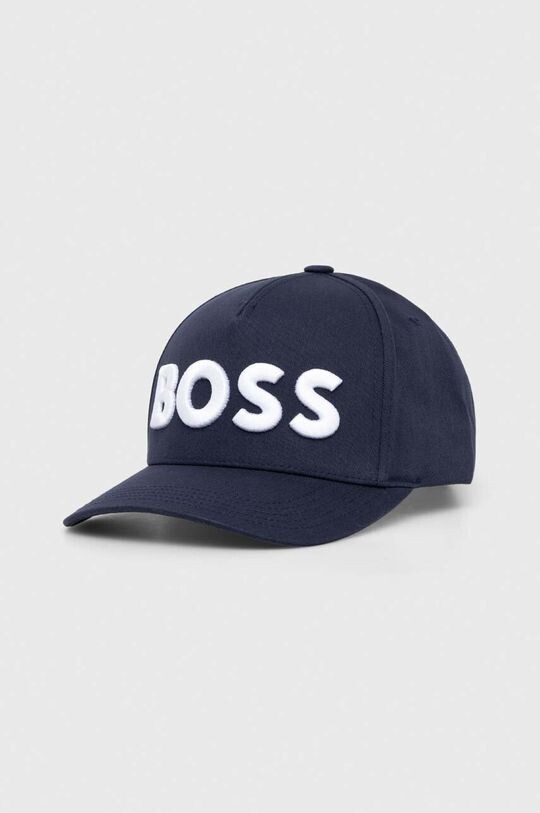 

Бейсболка BOSS из хлопка Boss, темно-синий