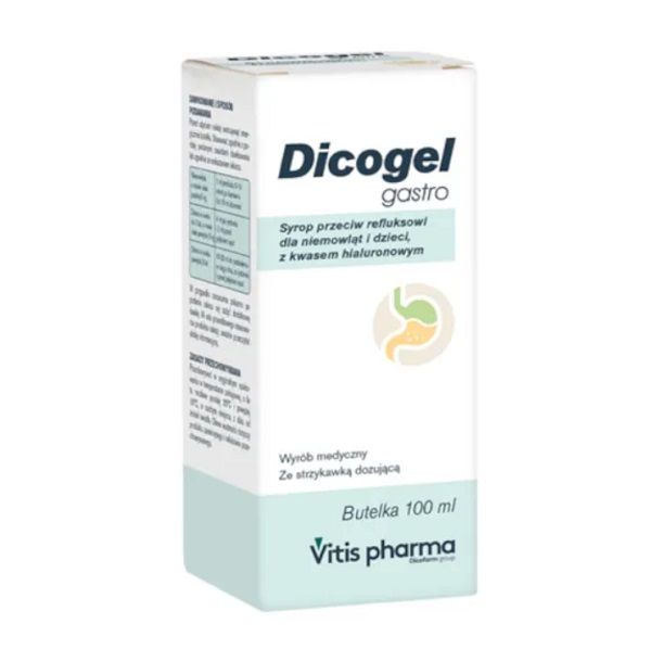 цена Антирефлюксный сироп для детей Dicogel Gastro Syrop, 100 мл
