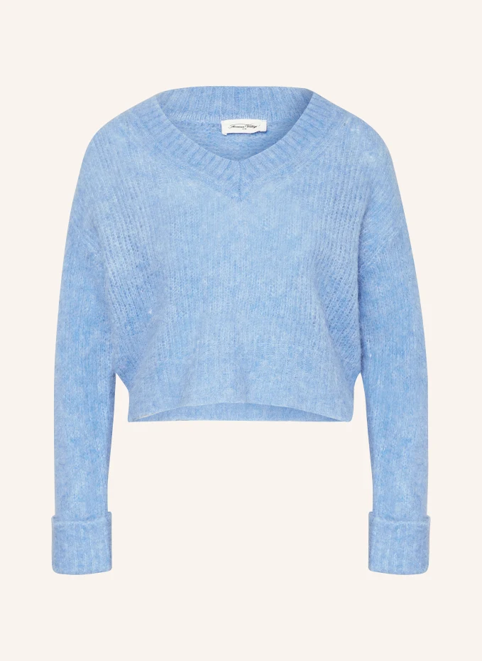 

Свитер из альпаки bymi American Vintage, синий