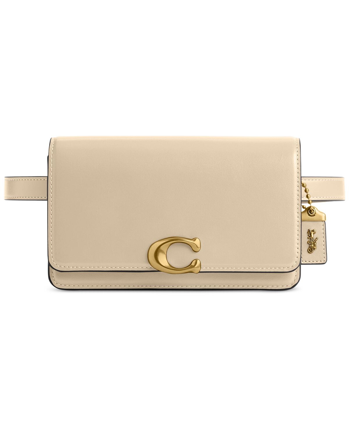 

Поясная сумка Bandit Luxe из изысканной кожи COACH, белый