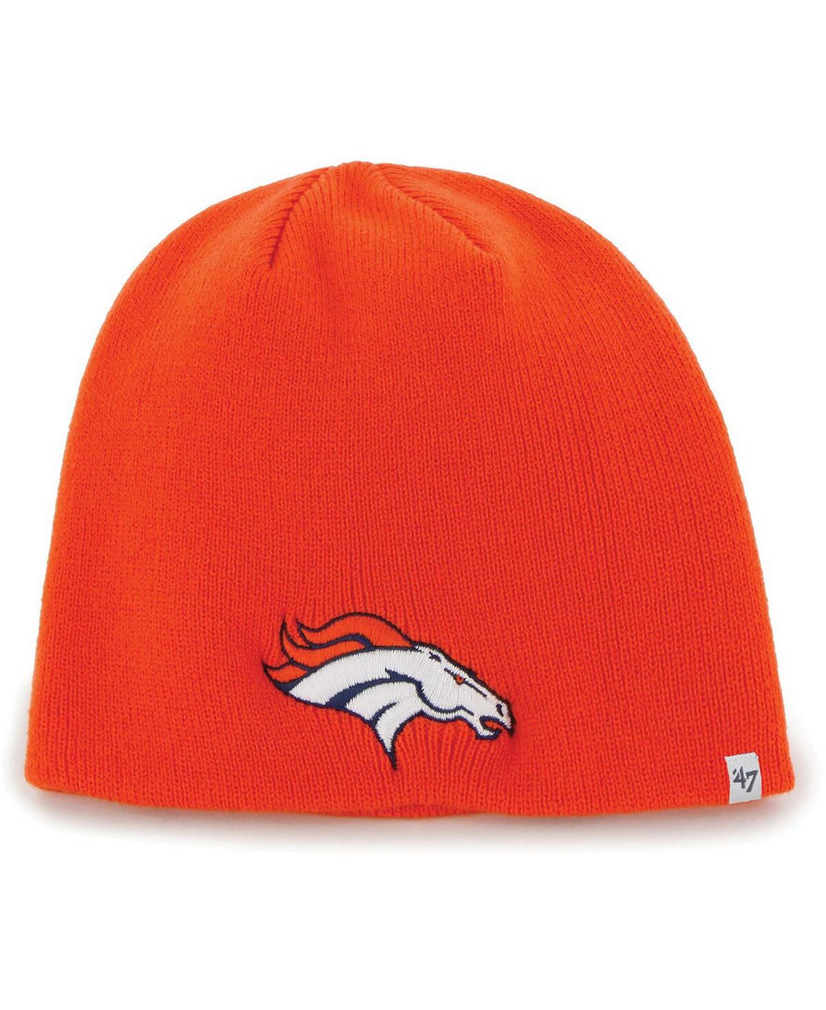 Мужская оранжевая вязаная шапка с логотипом Denver Broncos Secondary '47 Brand
