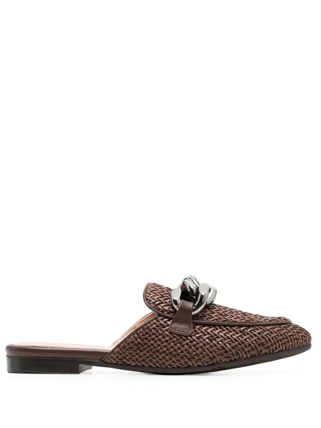 

Casadei мюли с цепочкой, коричневый