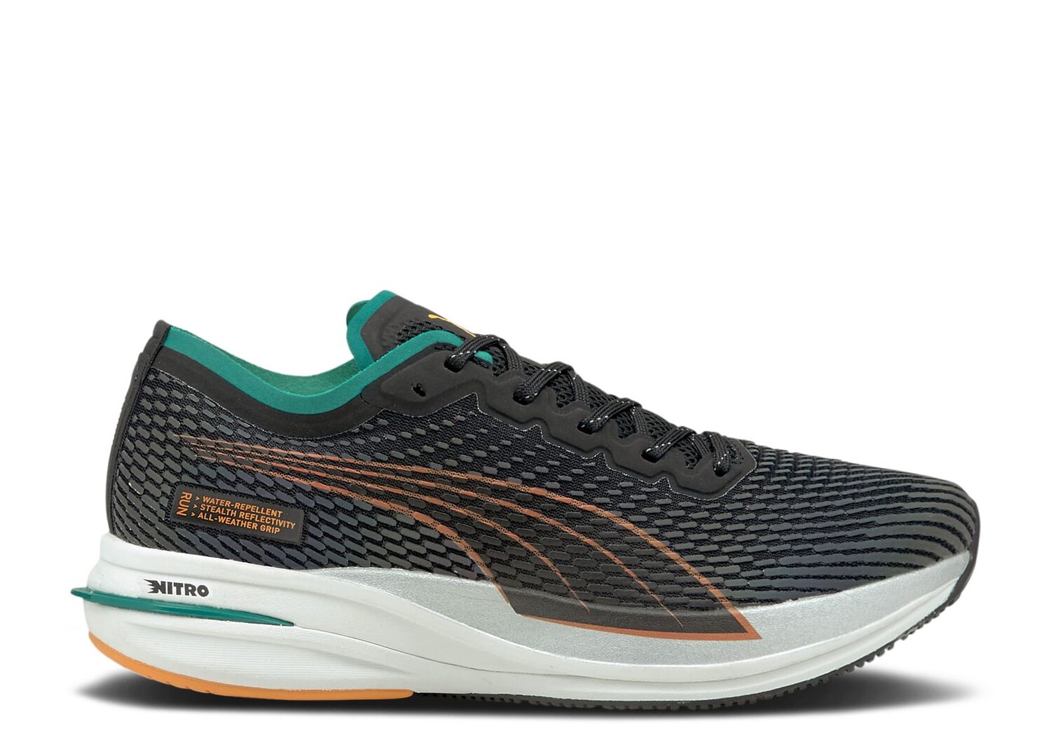 цена Кроссовки Puma Deviate Nitro Wtr 'Black', черный