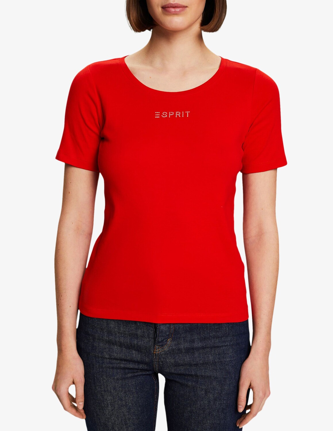 

Топ со стразами ESPRIT, красный
